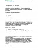 Medios de transporte