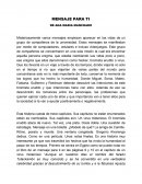 Ensayo libro un mensaje para ti