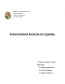 Constructivismo Social de Lev Vygotsky