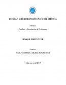 Análisis y Resolución de Problemas BOSQUE PROTECTOR