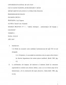 Análisis ideológico - pistemológico del lenguaje y conocimiento