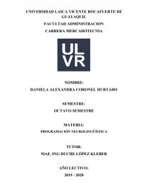 CASO PRÁCTICO- PNL Y LA EMPRESA. Página 1
