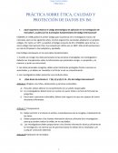 PRÁCTICA SOBRE ÉTICA, CALIDAD Y PROTECCIÓN DE DATOS EN IM