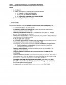 LA EVOLUCIÓN DE LA ECONOMÍA MUNDIAL