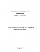 Estrés e incidencias en la productividad laboral en las pequeñas Empresas del Distrito Nacional