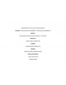 Mapa de evaluación curricular