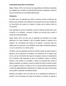 Capacidades Especiales Coordinativas