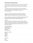 Inventario y tipos de inventario