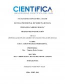 DESPENALIZACIÓN DEL ABORTO EN CASO DE VIOLACIÓN SEXUAL