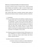 Definiciones y fundamentos filosóficos de los Derechos Humanos