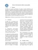 Práctica 4: Determinación de sulfatos en aguas potables