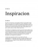 Un poco de inspiracion