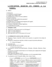 CONCEPTOS BÁSICOS EN TORNO A LA NORMA. Página 1