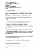 LÓGICA ARGUMENTATIVA. FILOSOFIA DEL LENGUAJE