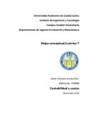 Mapa conceptual/cuentas T