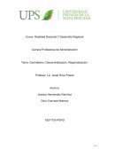 Centralismo, desentralismo y regionalizacion