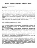 MÉXICO, DISTRITO FEDERAL A 28 DE AGOSTO DE 2017