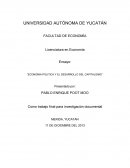 ECONOMIA POLITICA Y EL DESARROLLO DEL CAPITALISMO