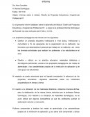 Diseño de Proyectos Educativos y Experiencia Profesional III