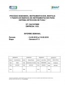 PROCESO INGENIERIA, INSTRUMENTACION, MONTAJE Y PUESTA EN MARCHA DE INSTRUMENTACION PARA SISTEMA DETECCION DE FUGA