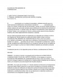 Diligencias preliminares de consignacion