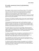 El sentido comunitario frente al individualismo imperante