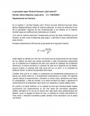 La gravedad según Richard Feynman ¿Qué entendí?
