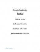 Trabajo Práctico de: Poesía