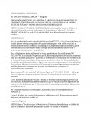 Resolucion Ministerial