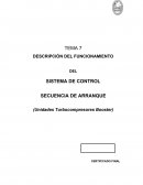 Secuencia de arranque turbinas