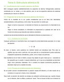 Estructura atómica (II)
