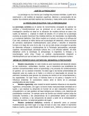 LA PSICOLOGIA EVOLUTIVA Y DE LA PERSONALIDAD