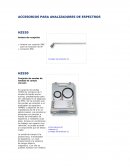 Accesorios para analizadores de espectros