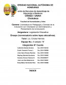 Conversatorio de Leyes Educativas