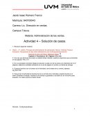 Materia: Administración de las ventas