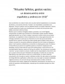 Rituales fallidos, gestos vacíos - Jose Luis Martinez