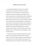 Globalización cultural y modernidad