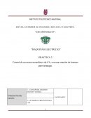 Maquinas electricas. PRACTICA 2 Control de un motor monofásico de CA