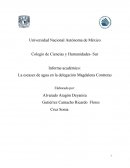 La escasez de agua en la delegación Magdalena Contreras