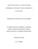 ¿Qué puntos de la ley de víctimas considera usted que se han cumplido y cuáles no?