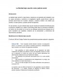 La libertad bajo caución como justicia social
