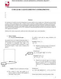 CURVAS DE CALENTAMIENTO Y ENFRIAMIENTO. Página 1