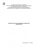 ENFOQUE PRÁCTICO DEL PROGRAMA DE FORMACION EN ADMINISTRACION