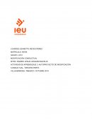 Autoproyecto de modificación de conducta