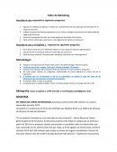 Taller de Marketing Asociado al caso responda las siguientes preguntas