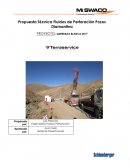 Propuesta Técnica de fluidos para prueba en pozo de diamantino en proyecto Quebrada Blanca