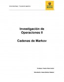 Cadenas de Markov