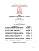 EL PROBLEMA FUNDAMENTAL DE LA FILOSOFIA