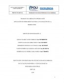 APLICACIÓN DE HERRAMIENTAS PARA LA PLANEACIÓN DE LA PRODUCCIÓN