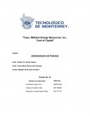 “Caso: Midland Energy Resources, Inc.: Cost of Capital”